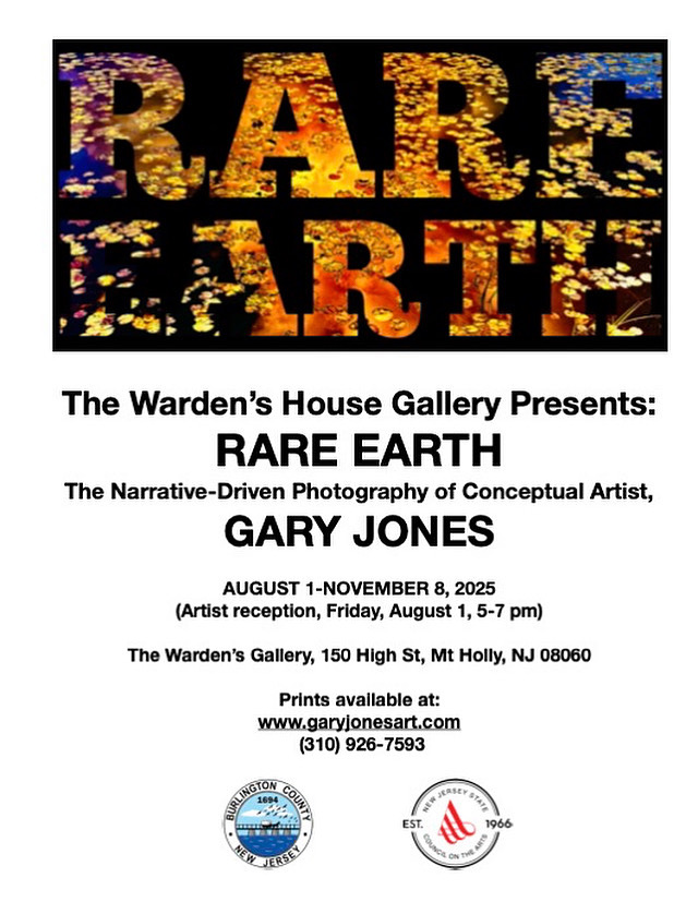 Warden’s House Gallery in Mount Holly Presents: RARE EARTH-The Narrative Driven Photography of Conceptual Artist Gary Jones