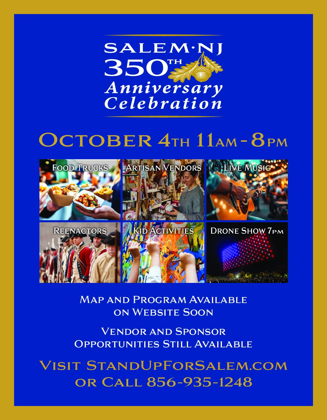 Salem Honors 350 Years with Historic Anniversary Street Festival: Save the Date – October 4, 2025!