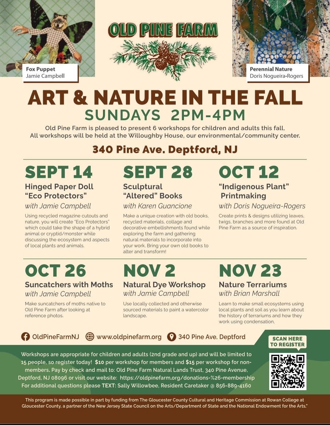 Art and Nature Series Coming to Deptford’s Old Pine Farm