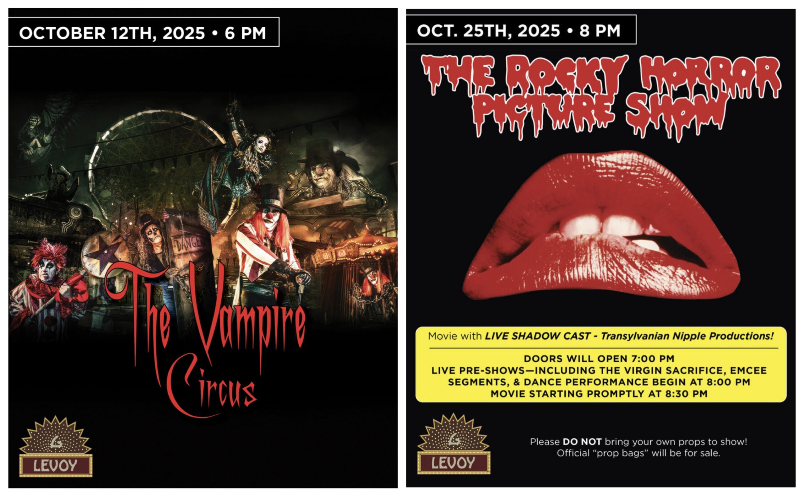 Two Haunted Happenings Coming to Millville’s Levoy Theatre