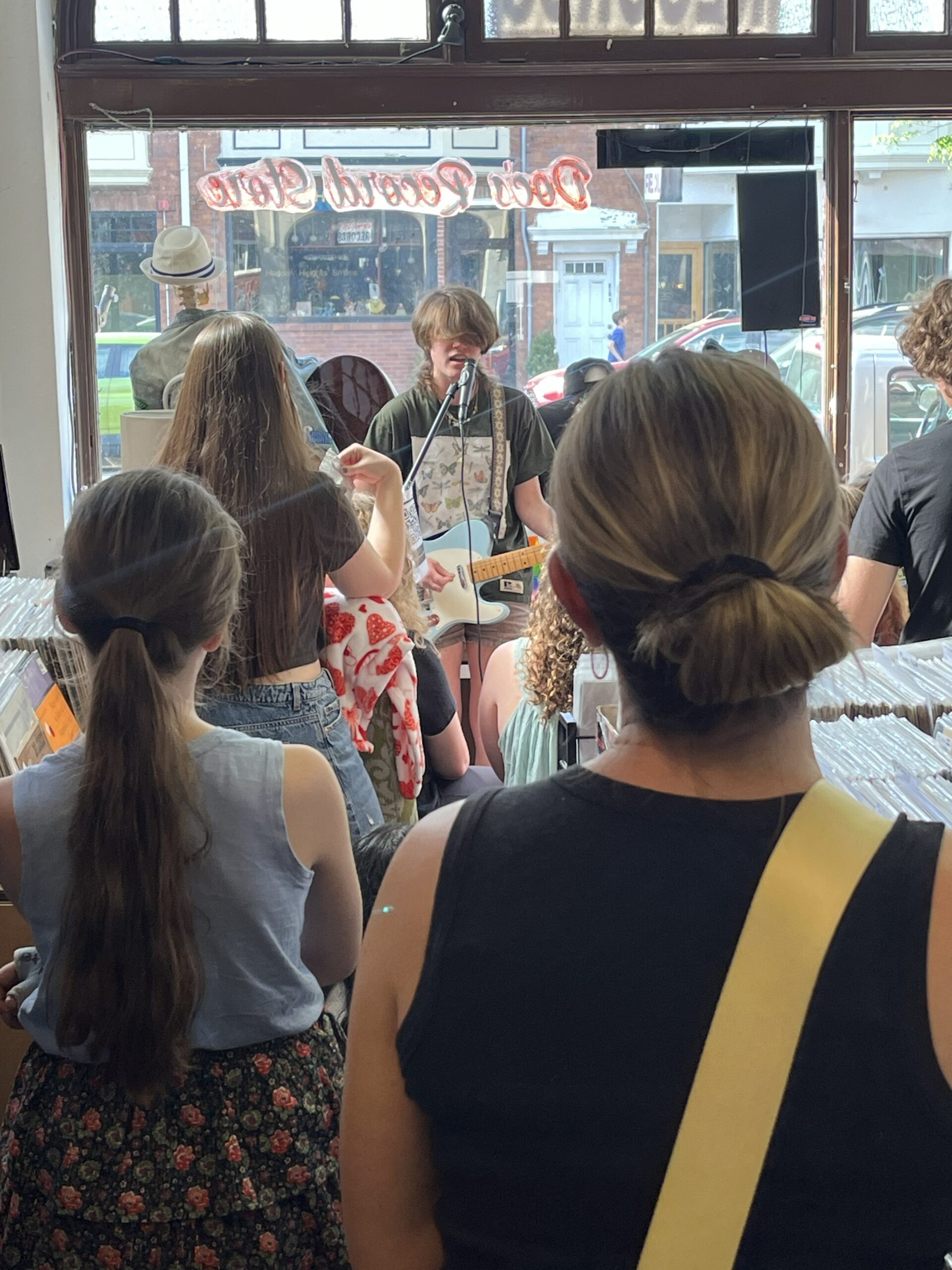 Singer-Songwriter Nico Maris Holds Record Release Party at Local Record Shop